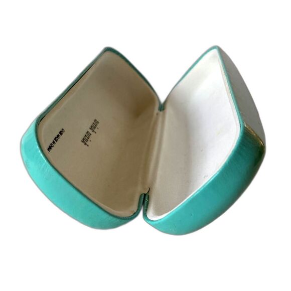 KATE SPADE Sunglasses Eyeglass Case Teal 6.5 x 2 x 2.5 inches - Picture 8 of 10